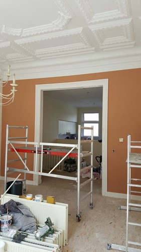 Interior painting work by Optimum Contractors